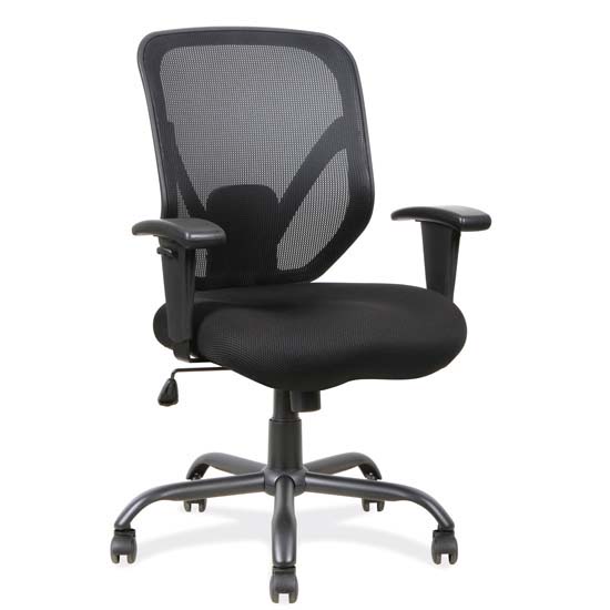 Office Source Big And Tall Mesh Task Chair With Black Steel Heavy Duty Base Rcs Innovations