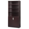 Office Source Laminate Collection Bookcase - Door Kit - Image 2