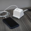 Black Dog Office Desktop Power and Charger with USB