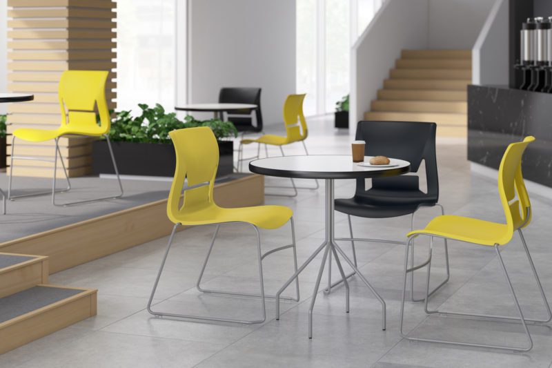 9 to 5 Seating Mimi Polyshell Stacking Chair - Image 2