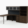 OFGO Modern L-Shape Desk with Storage
